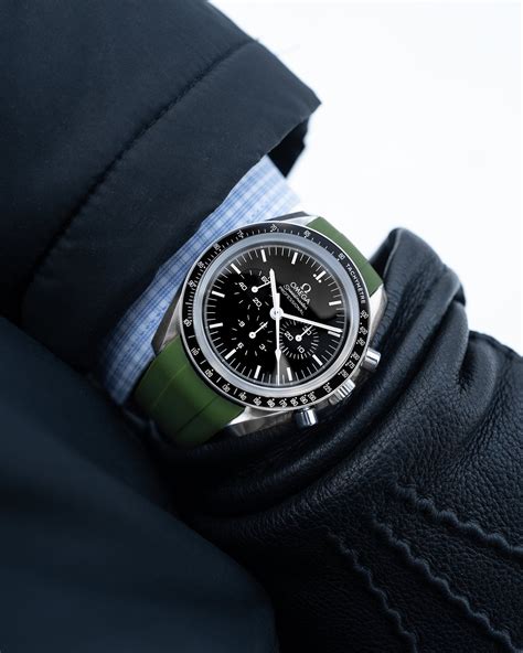 strap for omega speedmaster|omega speedmaster 18mm rubber strap.